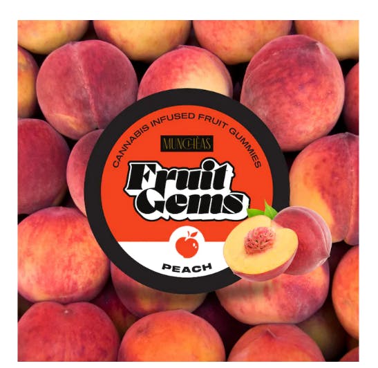 Munchèas Peach Fruit Gems Zaza Green