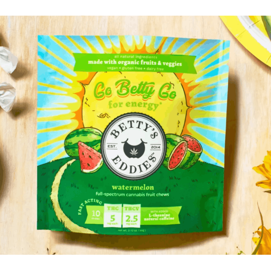 Chews Go Betty Go Watermelon 21 50mg 10pk Bettys Eddies