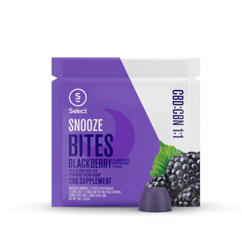 SELECT CBD/CBN Gummies Snooze Blackberry 11 2pk50mg