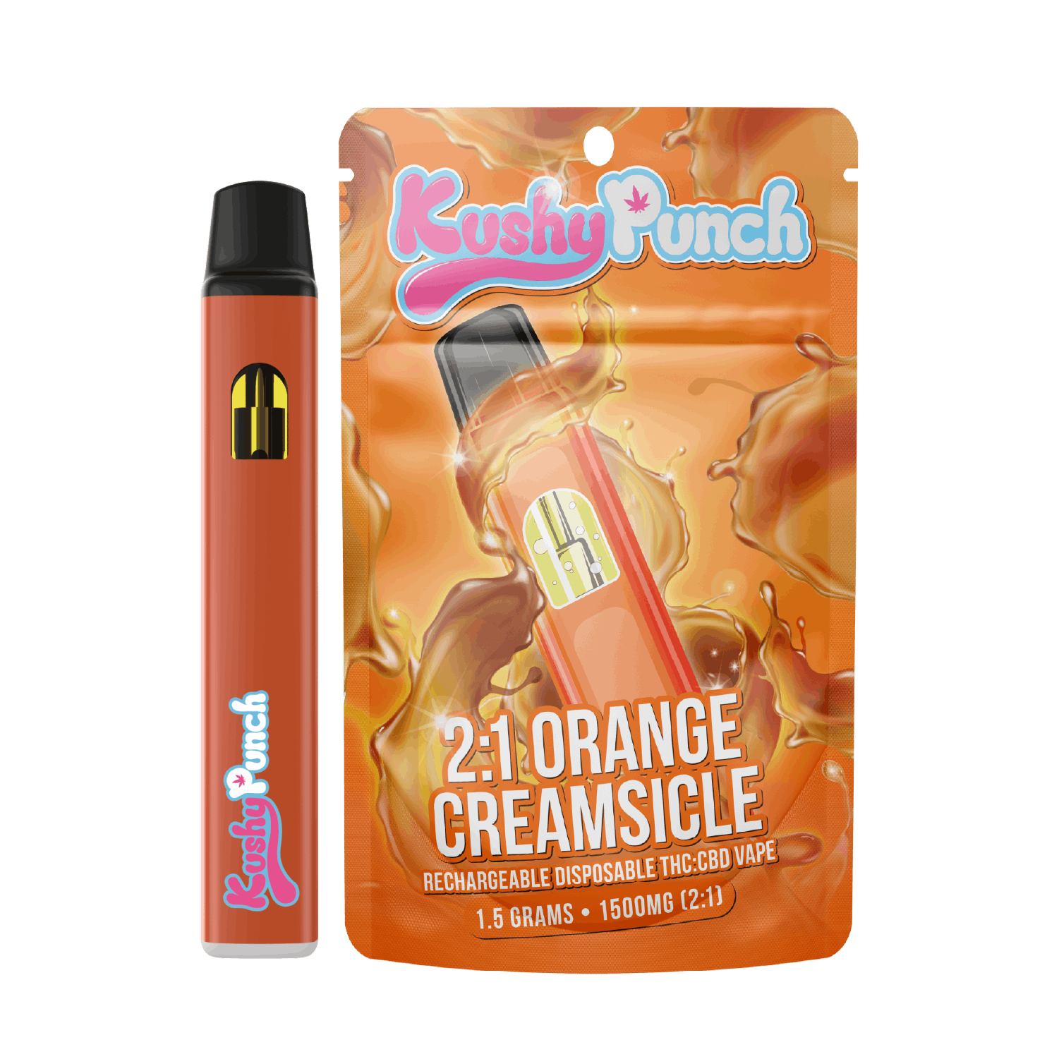 Orange Creamsicle Disposable Vape 1.5g • Potency