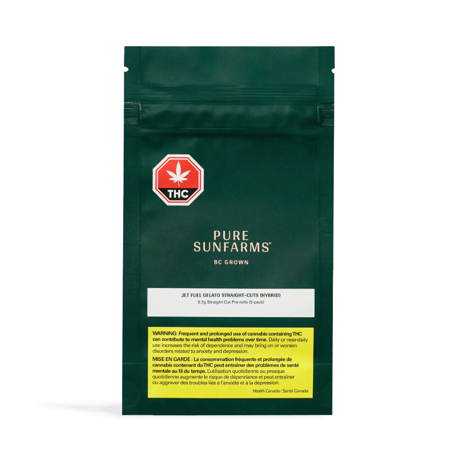 Pure Sunfarms Jet Fuel Gelato 5x.7g