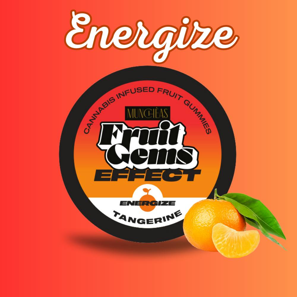 Munchèas Energize Tangerine Fruit Gems Zaza Green