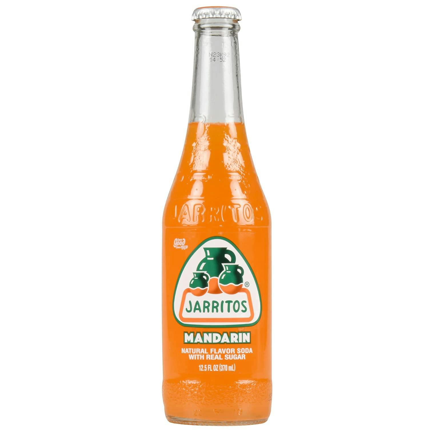 Jarritos Mandarin Natural Flavor Soda 12.5 OZ Bottle for Sale Garden Remedies Dispensary MA