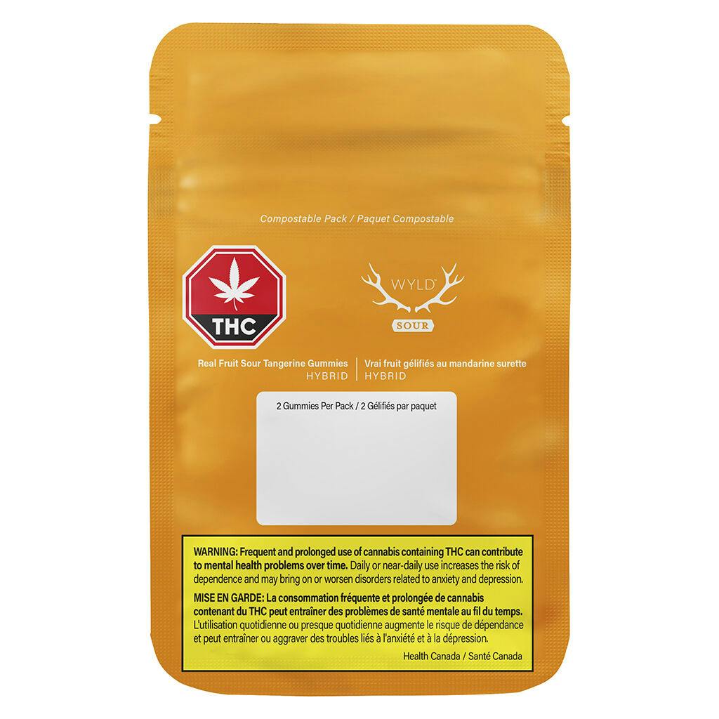 Real Fruit Sour Tangerine Gummies 2 Pack