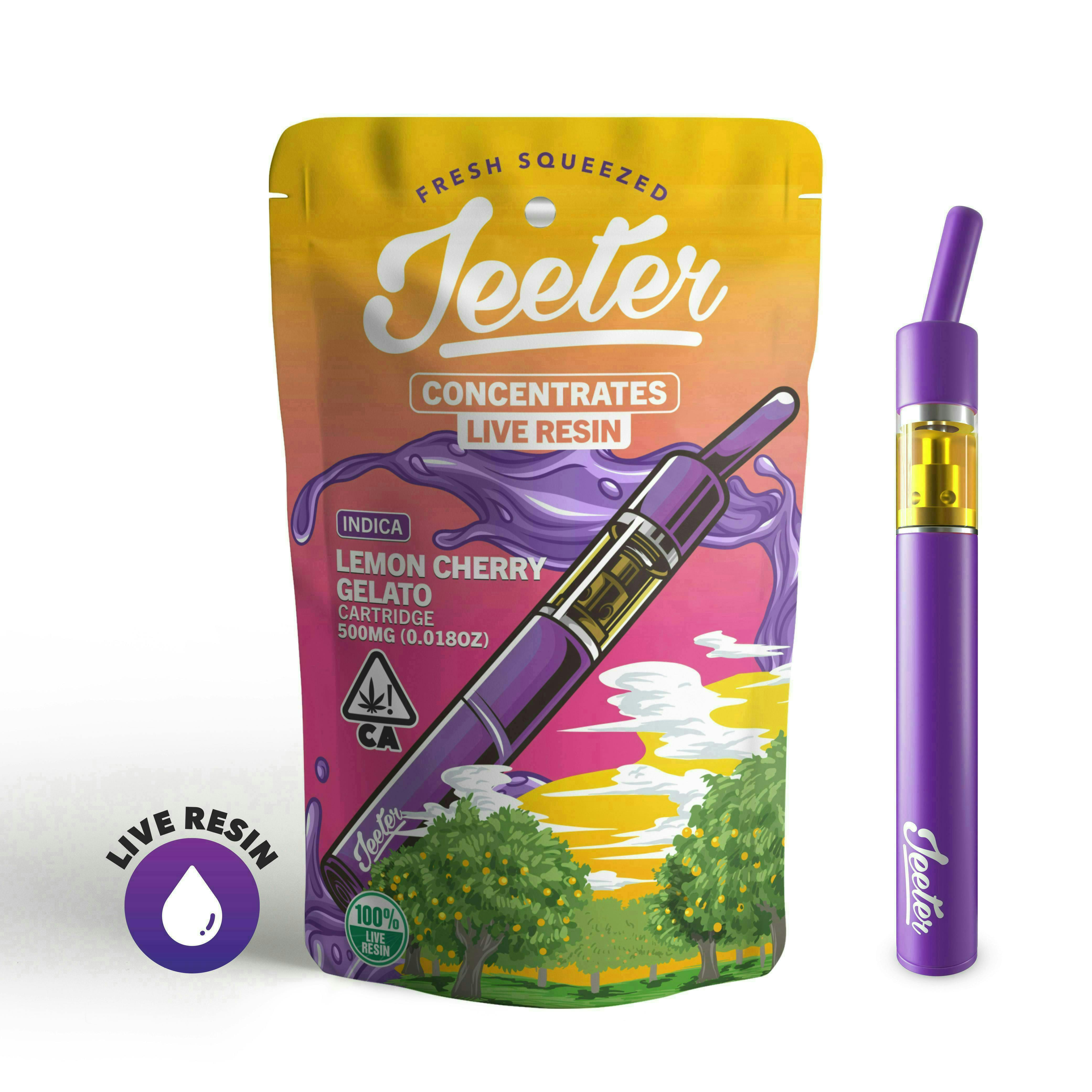 Jeeter Juice Lemon Cherry Gelato AIO Cookies Napa