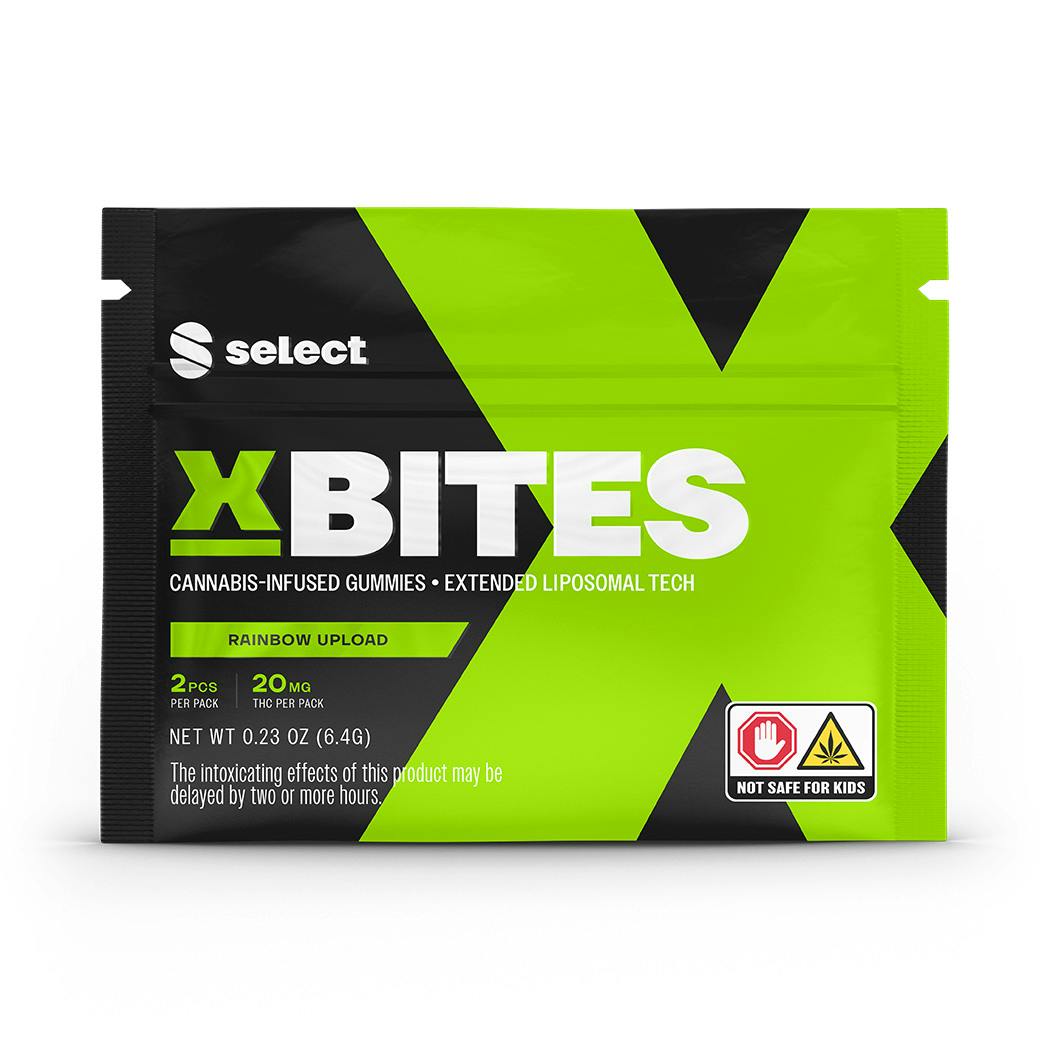 XBites Rainbow Upload 100mg (50mg Bites) Curaleaf