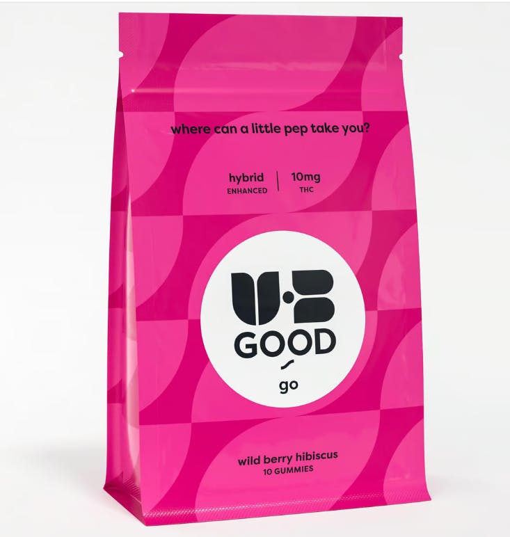 UB GOOD Edibles Wild Berry Hibiscus Gummies 2 Day Saphyre