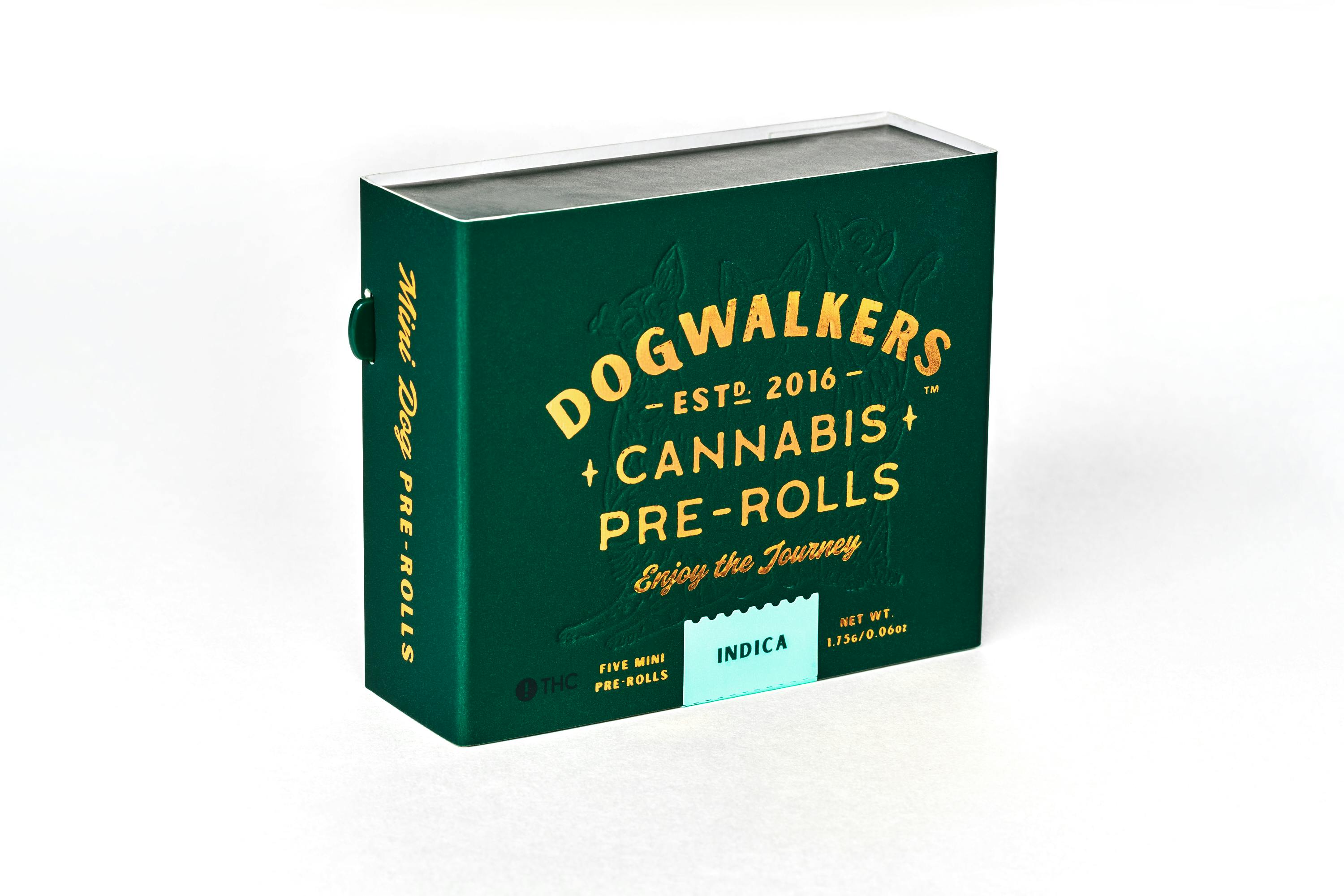 Dogwalkers Animal Face SIT Mini Dog PreRoll 5Pk Curaleaf