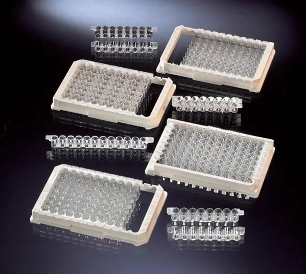 Immunology plate with modular strips POLYSORP, round bottom well U8 Nunc