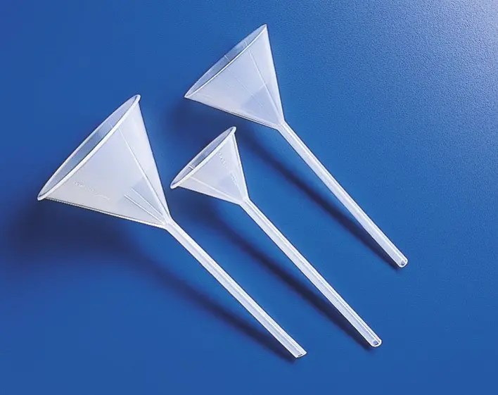 Funnels with long flow tube, 100 ml