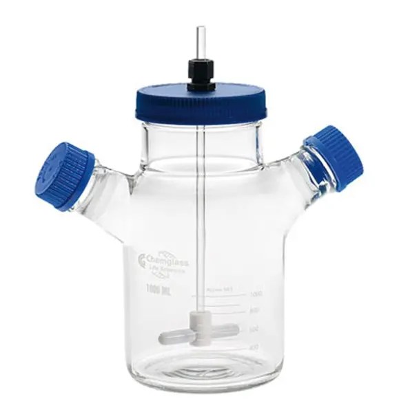 Frasco spinner con barra imantada Volumen 1000 ml diámetro 100 mm