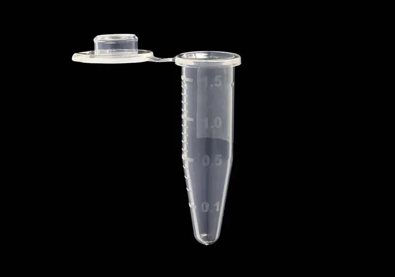 Microtube with firm closing, volume 1.5 ml, purple