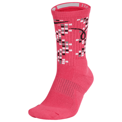 Nike Elite Crew Socks Basketball Accessories Vivid Pink/White/Black