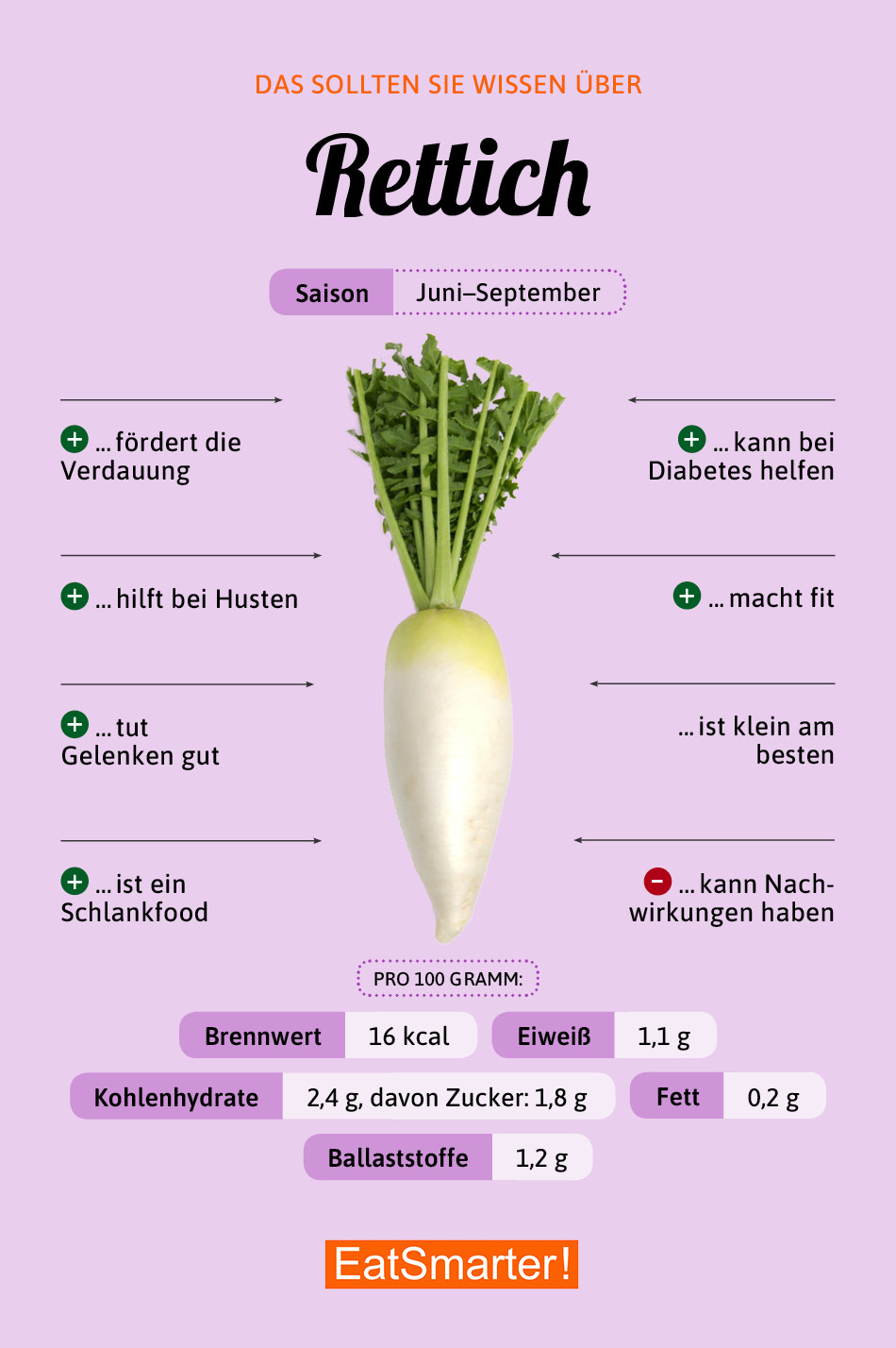 Rettich Infos & Tipps EAT SMARTER