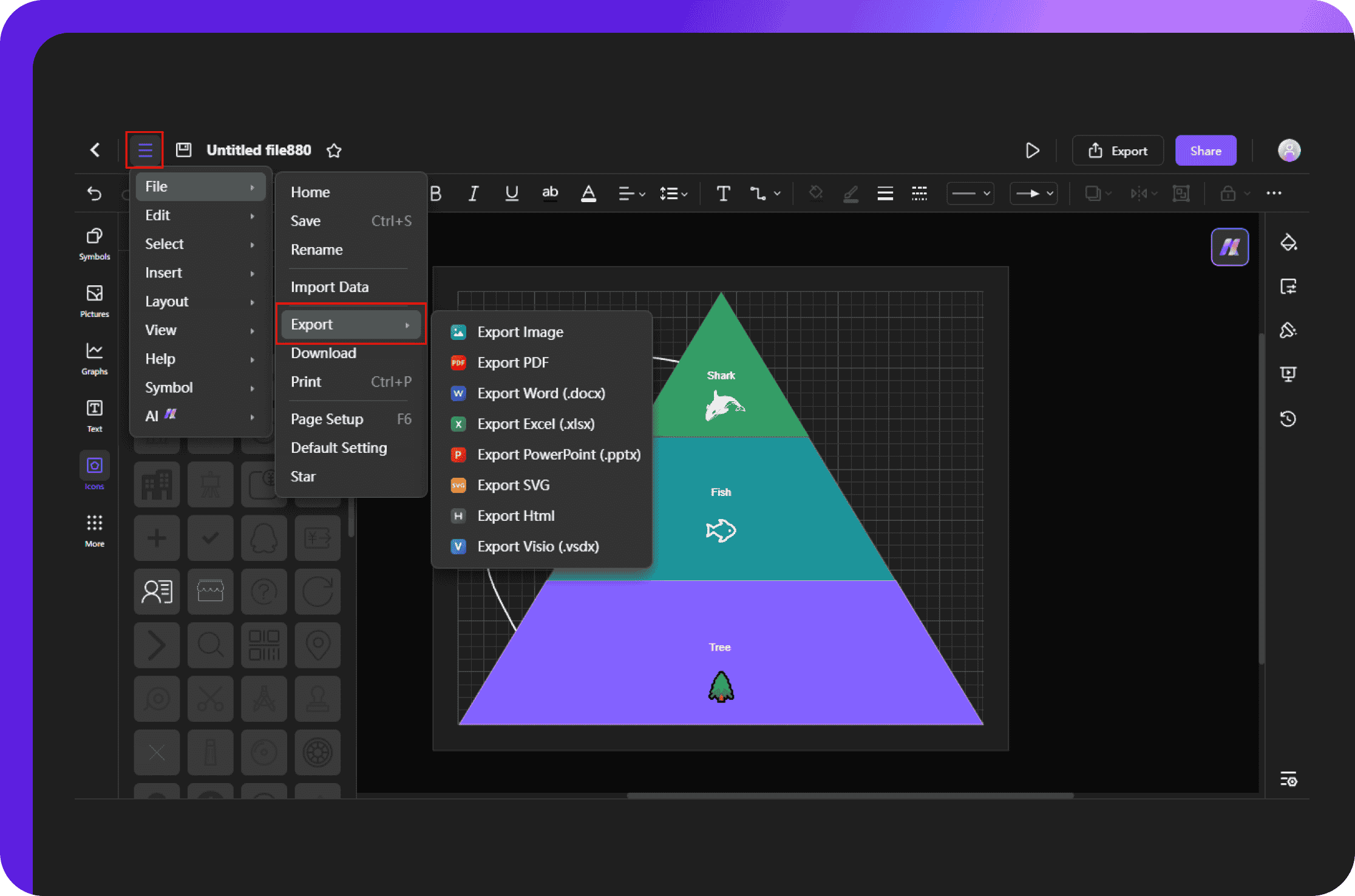 Free Online Energy Flow Diagram Maker