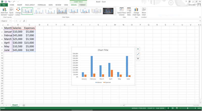 How to Create a Column Chart in Excel | EdrawMax Online
