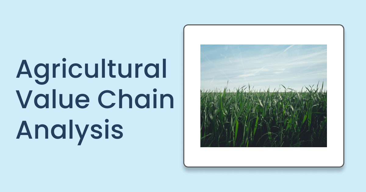 Agricultural Value Chain EdrawMax Online