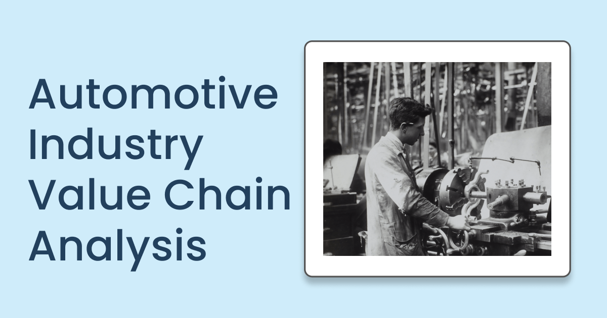 Automotive Industry Value Chain Analysis EdrawMax Online