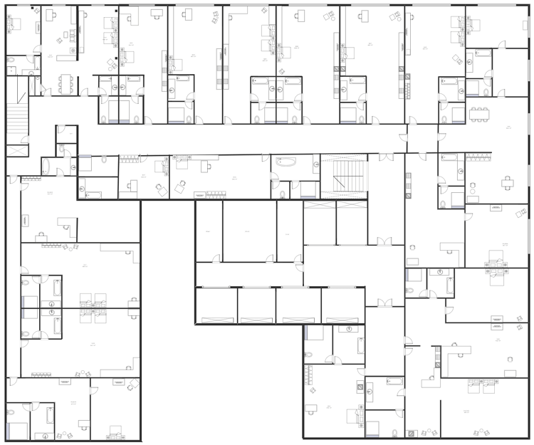 Free Editable Hotel Floor Plans EdrawMax Online