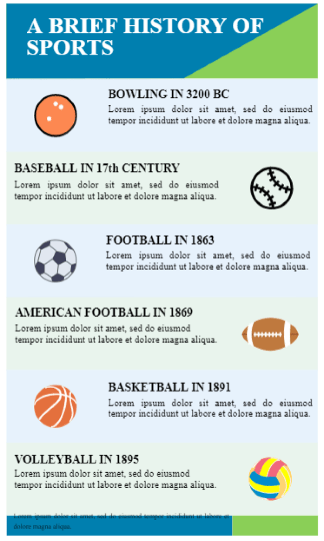 Free Editable Sports Infographic Examples EdrawMax Online