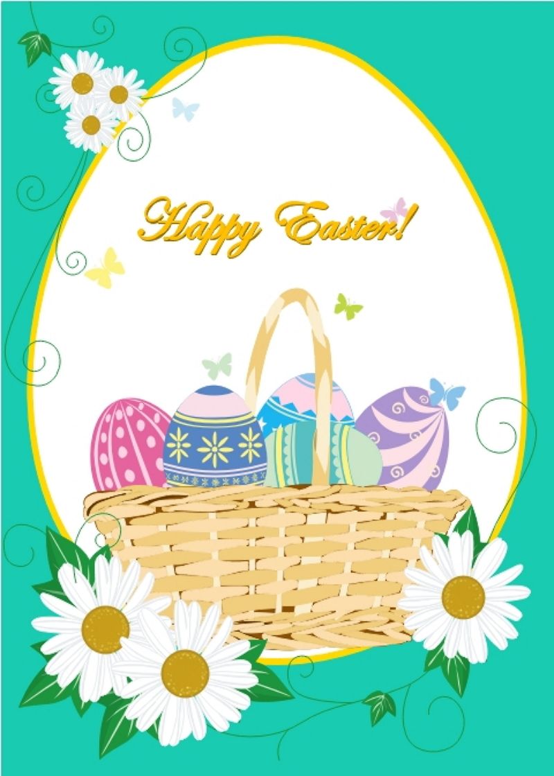 Free Editable Easter Card Examples EdrawMax Online