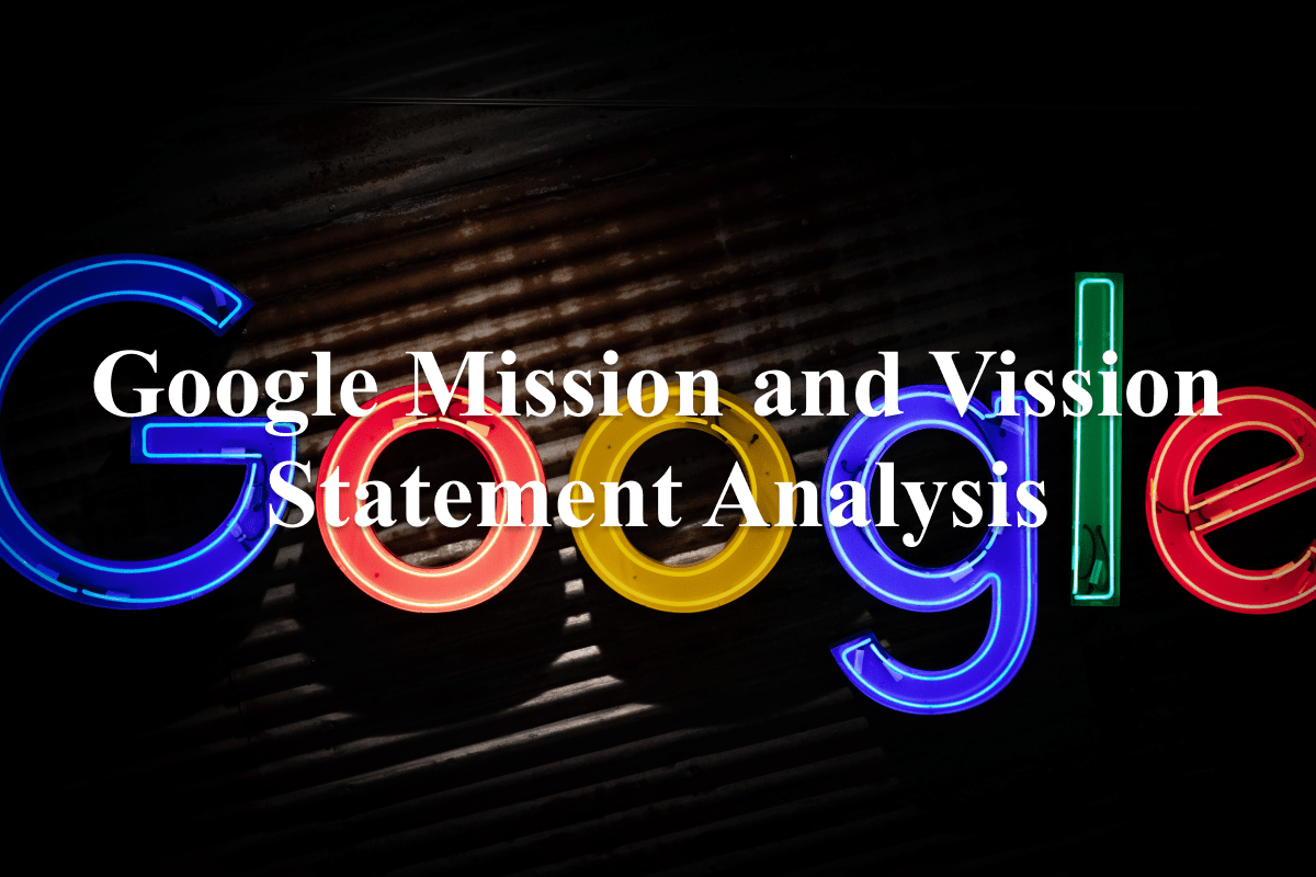 Google Mission and Vision Statement Analysis EdrawMind