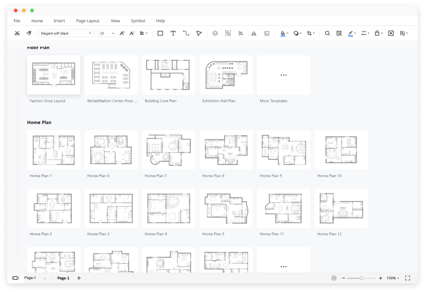Free 2D Architecture Design Software with Free Templates EdrawMax