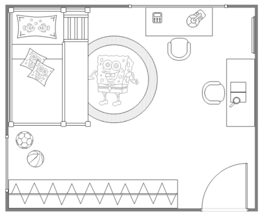 Free Editable Bedroom Floor Plan Examples & Templates EdrawMax