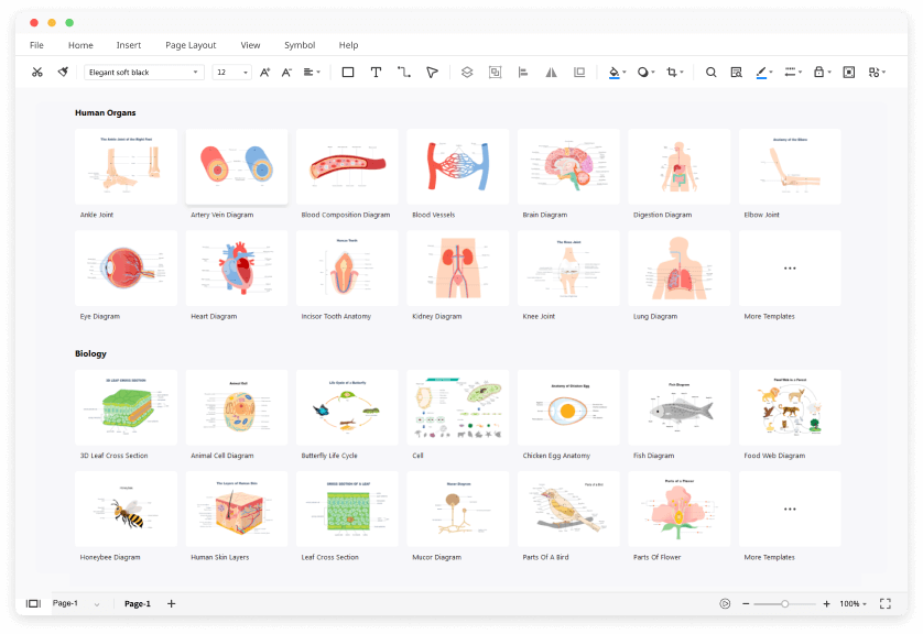 Free Biology Diagram Software with Free Templates EdrawMax