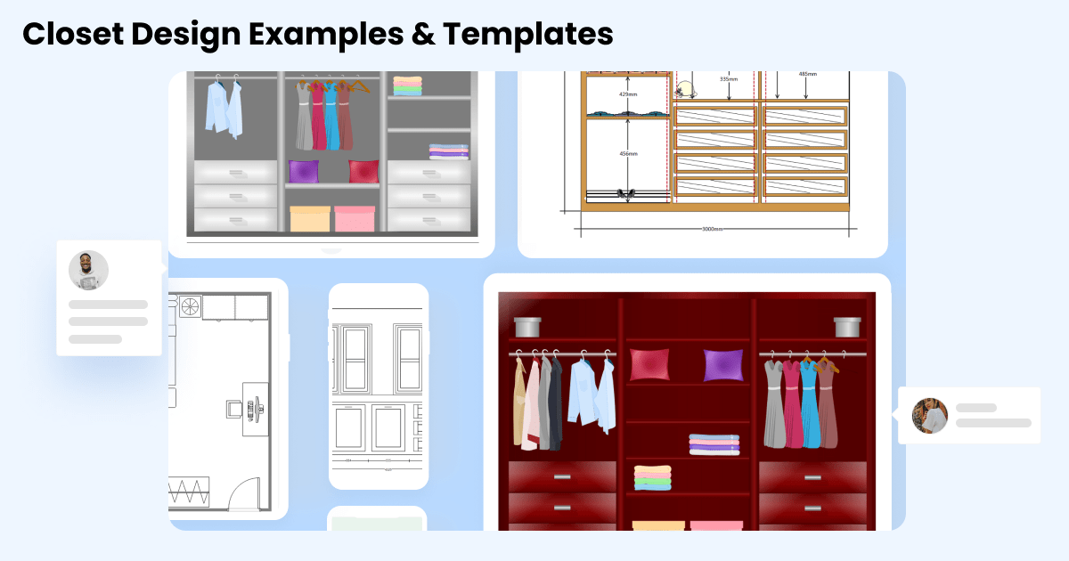 Free Editable Closet Design Examples & Templates EdrawMax