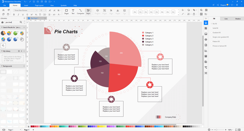 Pie Charts: Types, Advantages, Examples, and More | EdrawMax