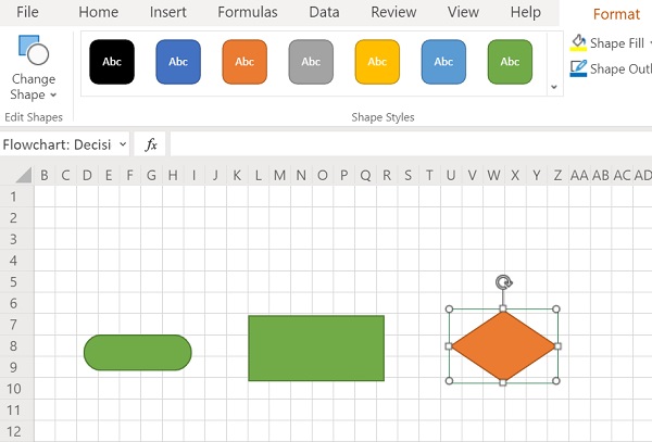 Editable Flowchart Templates For Excel | EdrawMax
