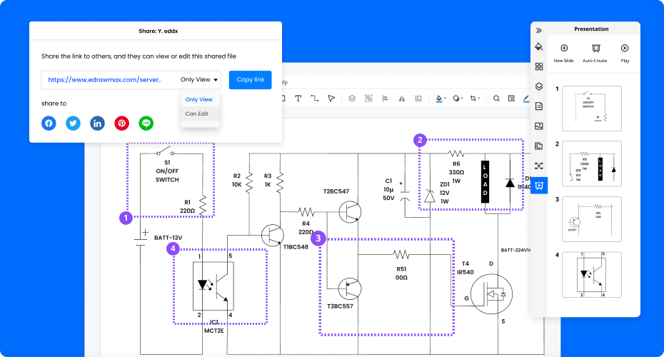 Free Electrical Drawing Software with Free Templates EdrawMax