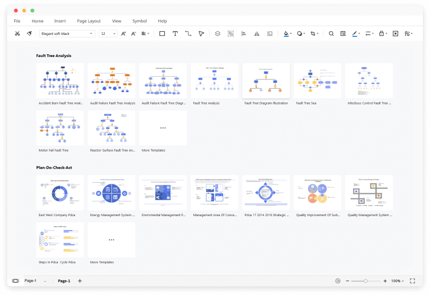 Free Fault Tree Analysis Software with Free Templates EdrawMax