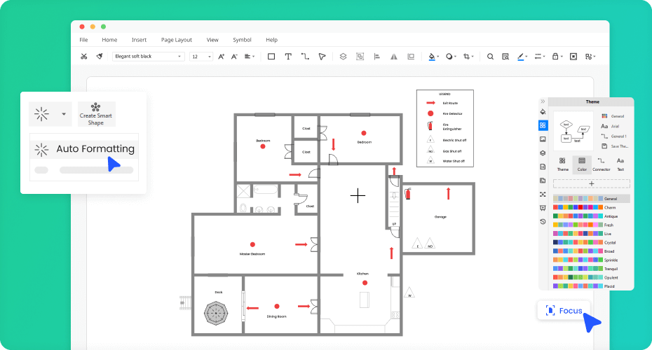 Free Fire Escape Plan Maker with Free Templates EdrawMax