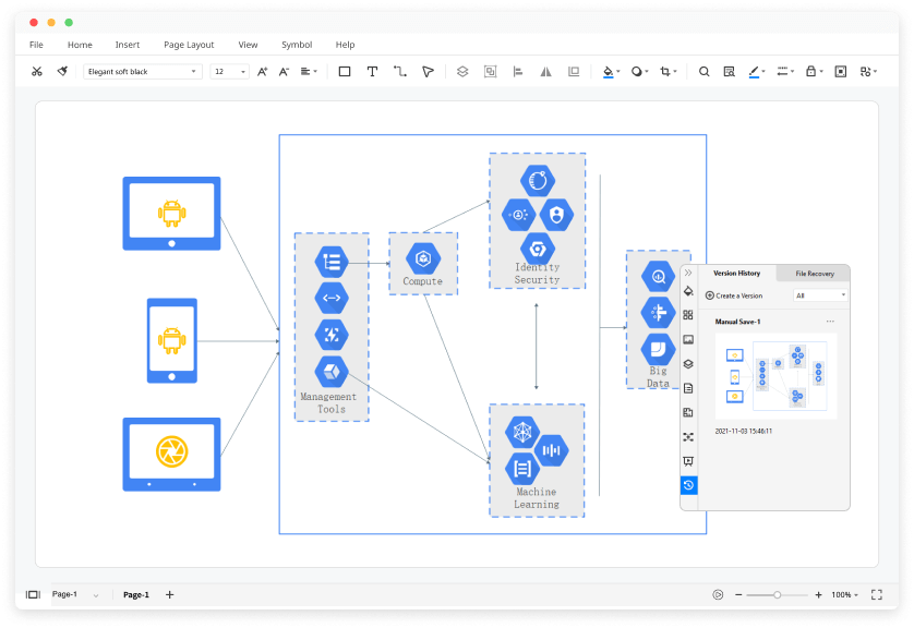 Free GCP Architecture Diagram Software - Edraw