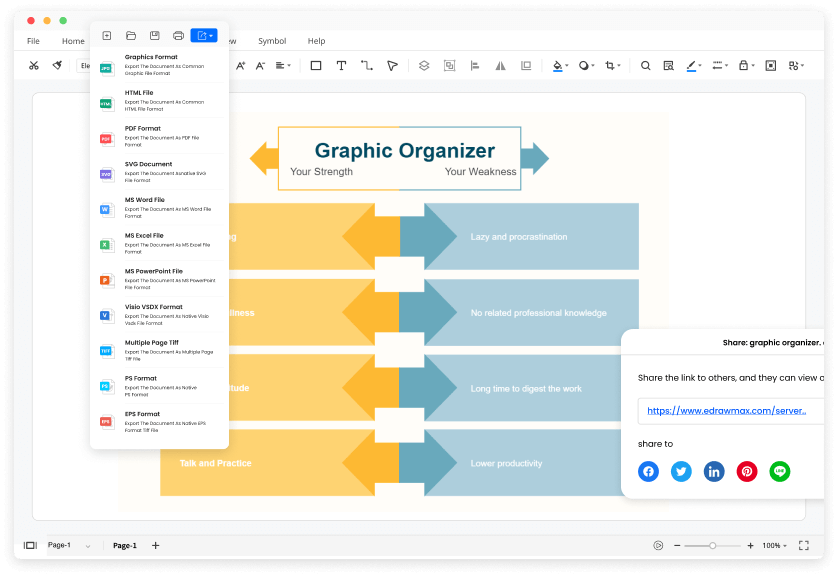 Free Graphic Organizer Software with Free Templates EdrawMax