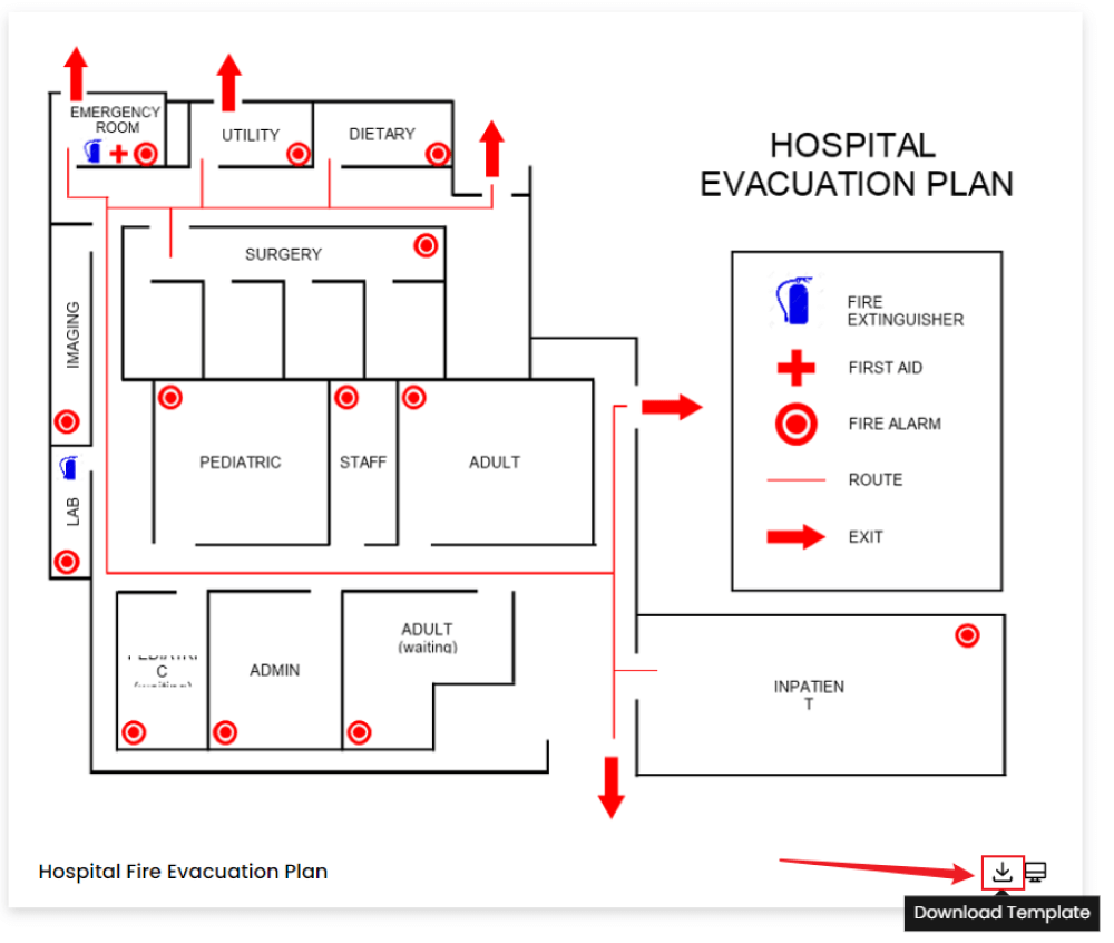 Free Editable Hospital Floor Plan Examples & Templates EdrawMax