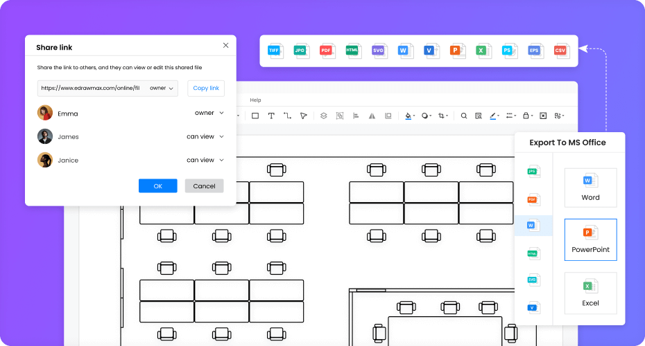 Free Office Layout Planner with Free Templates EdrawMax