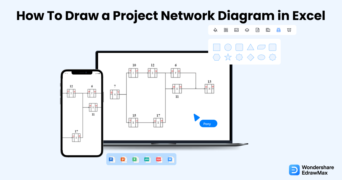 How to Draw a Project Network Diagram in Excel EdrawMax
