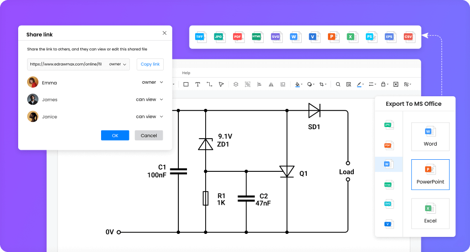 Free Schematic Diagram Maker with Free Templates - EdrawMax