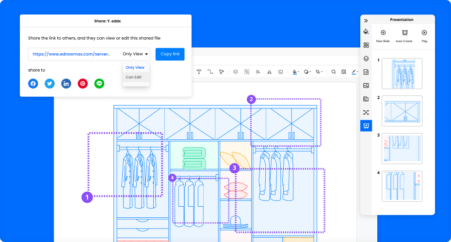 Free Wardrobe Design Software with Templates EdrawMax