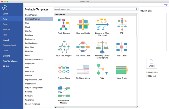 Mac Diagram Software - EdrawMax for Mac