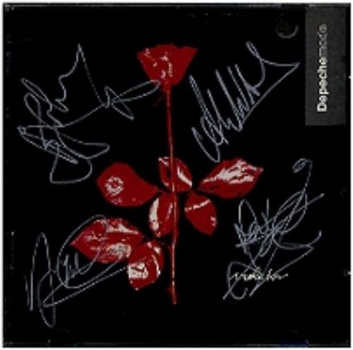 Depeche Mode Violator autographed US CD album (CDLP) (191316)