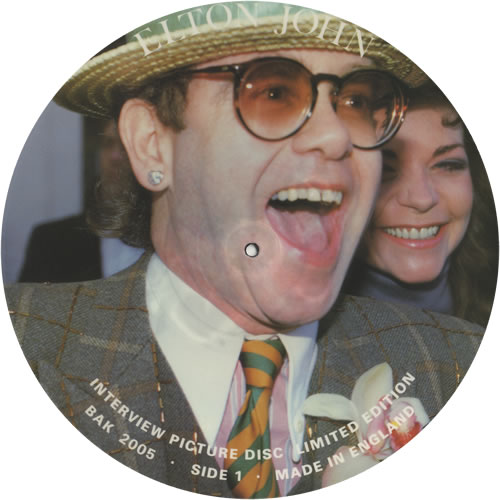 Elton John Interview UK picture disc LP (vinyl picture disc album) (496949)