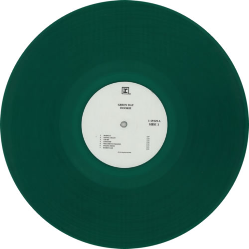 Green Day Dookie US Promo vinyl LP album (LP record) (37442)