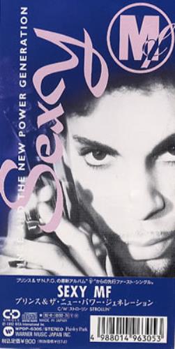 Prince Sexy M.F. Japanese 3" CD single (CD3) (7074)