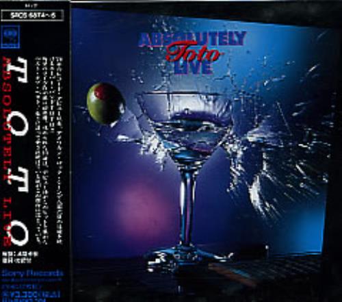 Toto Absolutely Live Japanese Promo 2 CD album set (Double CD) (283265)