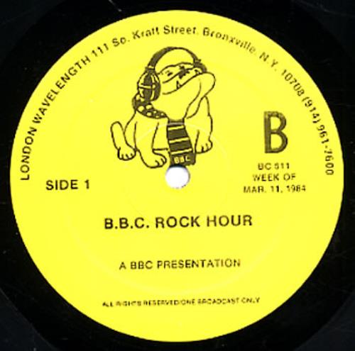 U2 BBC Rock Hour US vinyl LP album (LP record) (234004)