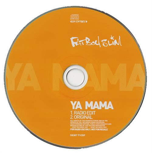 Fatboy Slim Ya Mama Records, LPs, Vinyl and CDs MusicStack